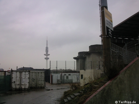 Tatort Sankt Pauli: Der Himmel immer Millerntor ist grau, doch die Aufnahme des G810 schön scharf